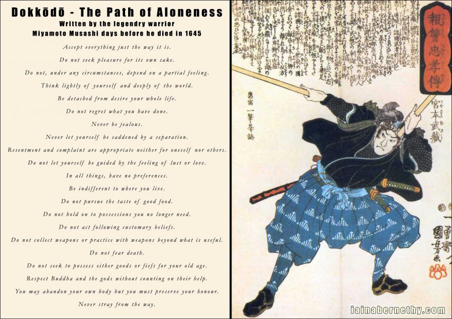 The Path of Aloneness by Miyamoto Musashi (1645) | Iain Abernethy